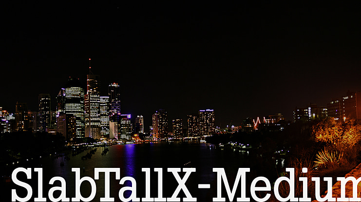 Slab Tall X Font Family