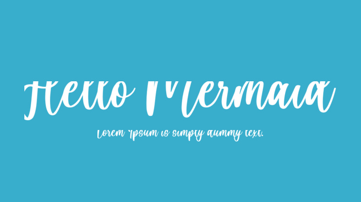 Hello Mermaid Font