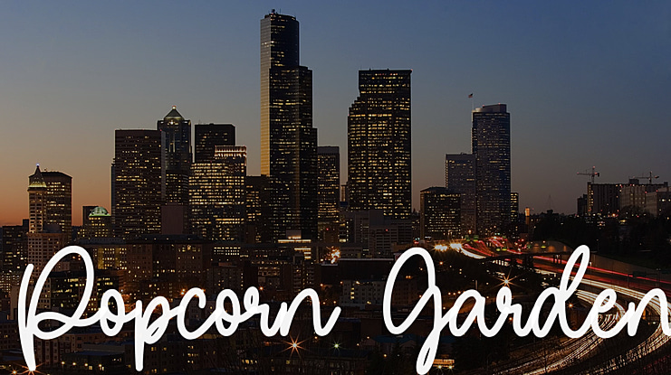 Popcorn Garden Font Family