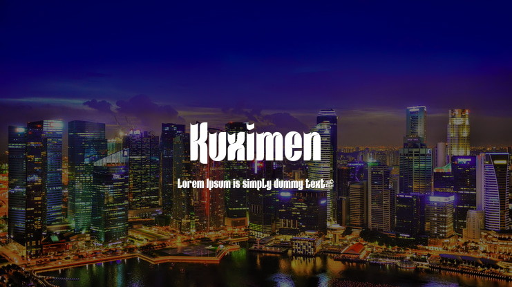 Kuximen Font Family