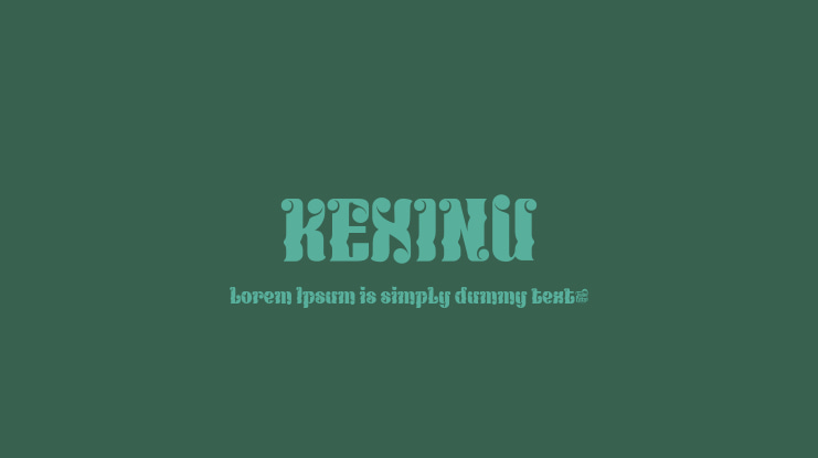 KEXINU Font