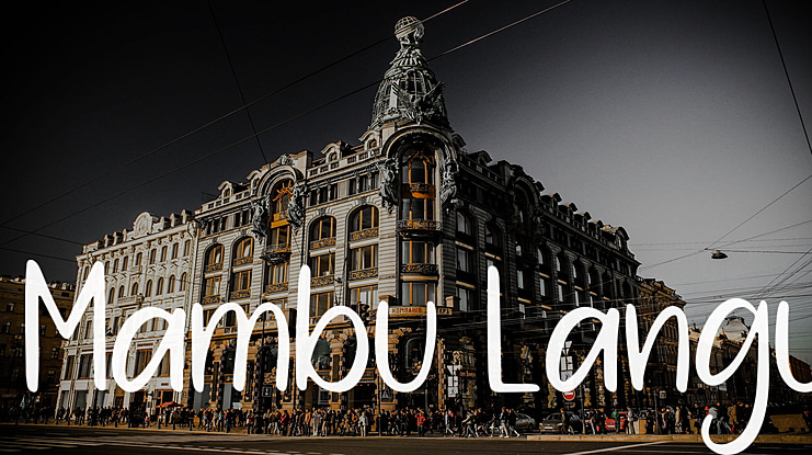 Mambu Langu Font