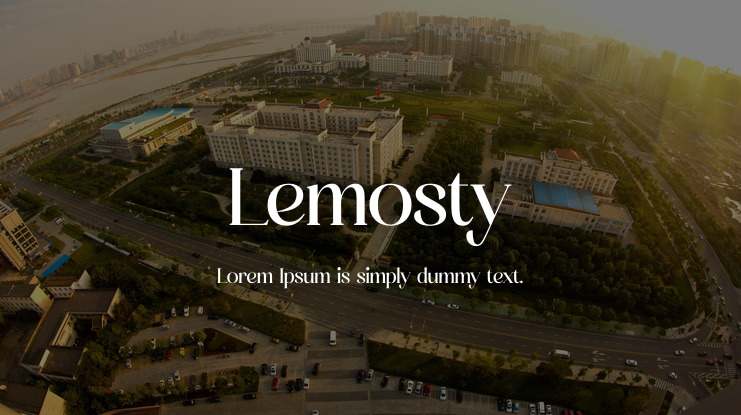 Lemosty Font