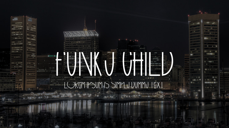 funky child Font