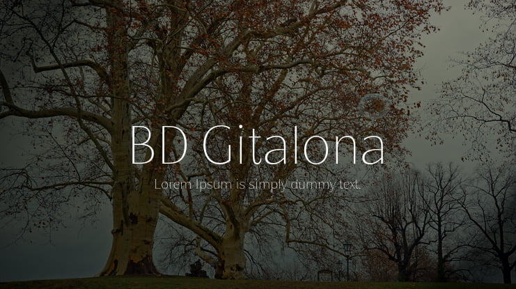 BD Gitalona Font