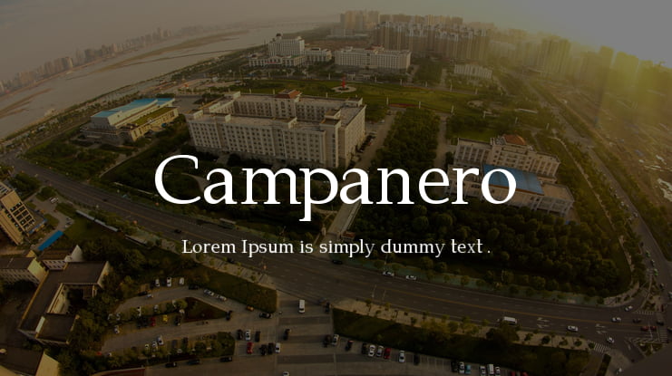 Campanero Font