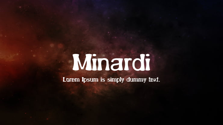 Minardi Font Family