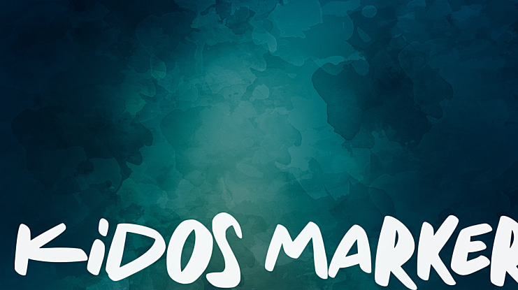 Kidos Marker Font