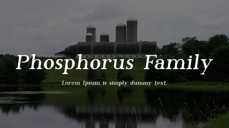 Phosphorus Family Font Family