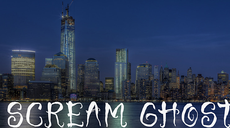 Scream Ghost Font