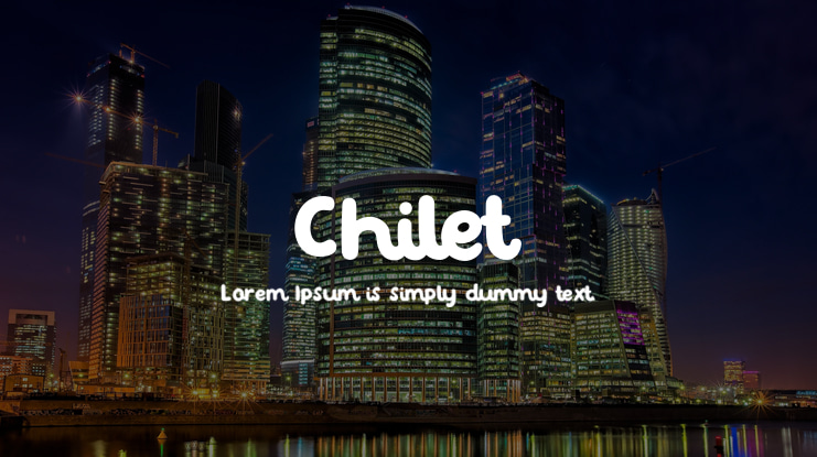 Chilet Font