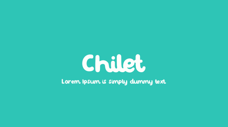 Chilet Font