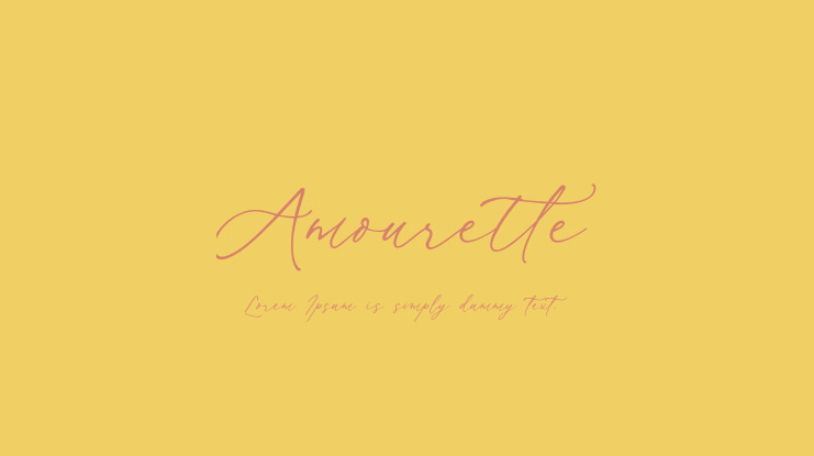 Amourette Font