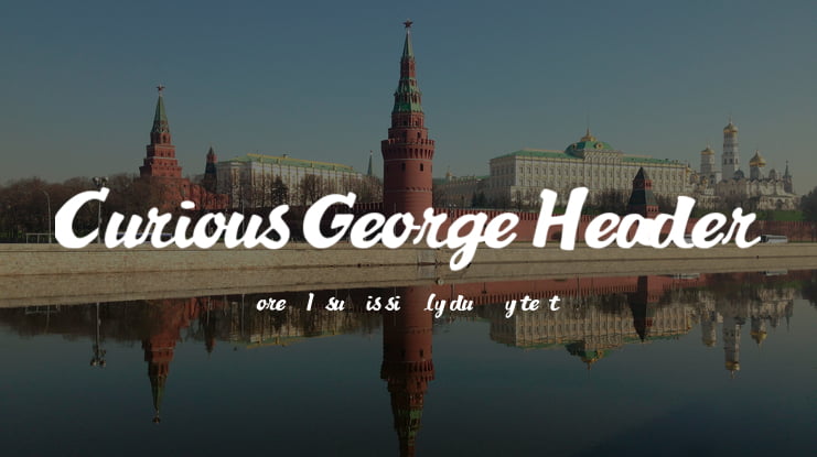 Curious George Header Font