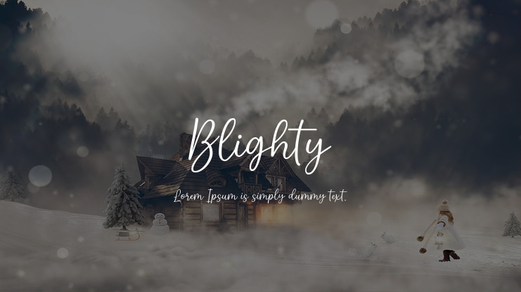 Blighty Font