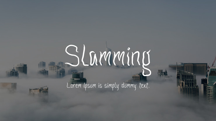 Slamming Font