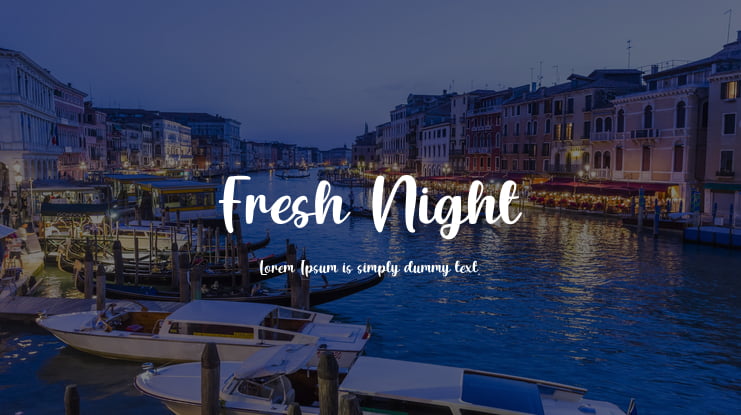 Fresh Night Font