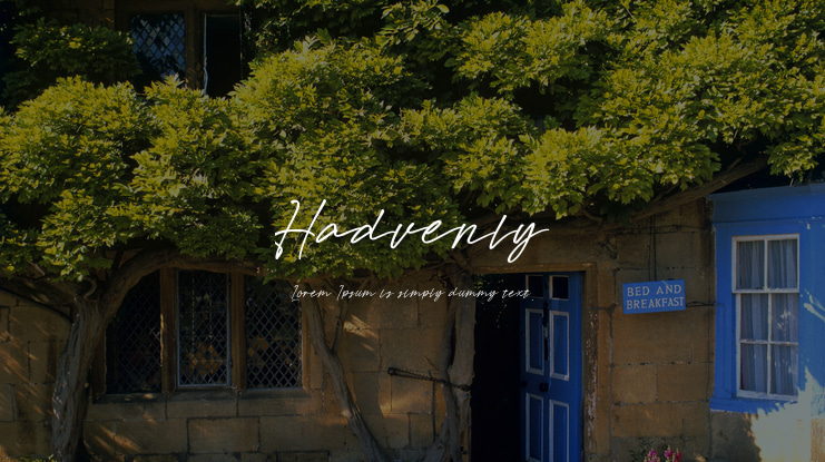 Hadvenly Font