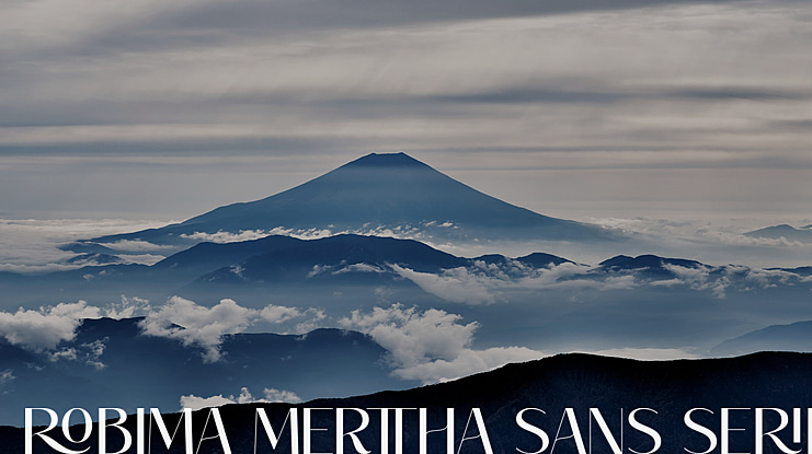 ROBIMA MERTTHA SANS SERIF Font Family
