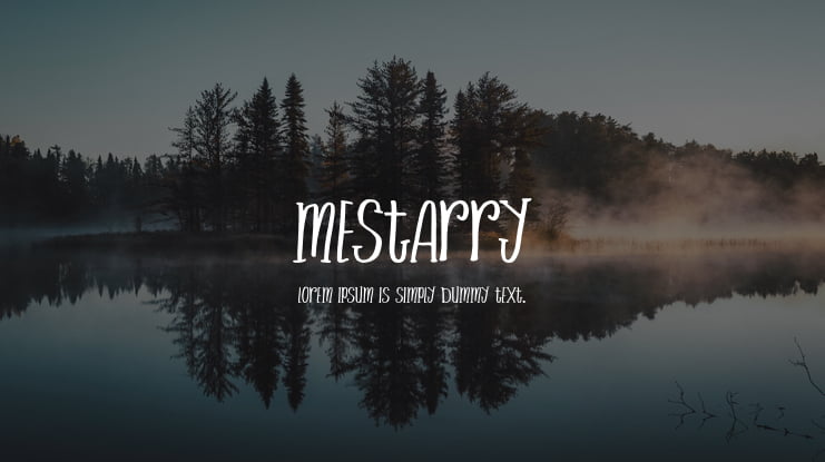Mestarry Font