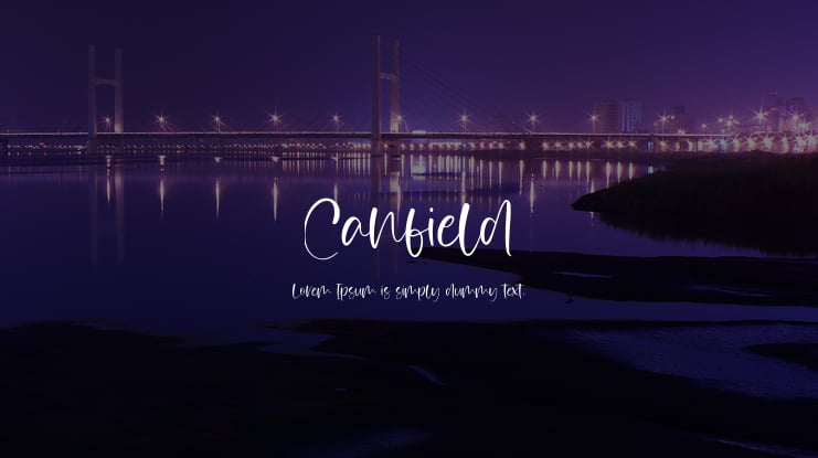Canfield Font