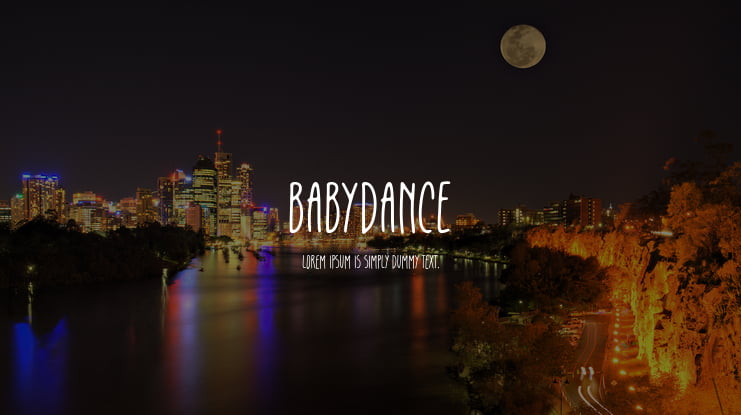 Babydance Font