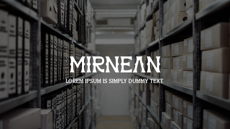 MIRNEAN Font