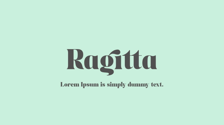 Ragitta Font