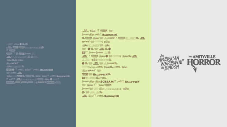 Scary Movie Gallery Font