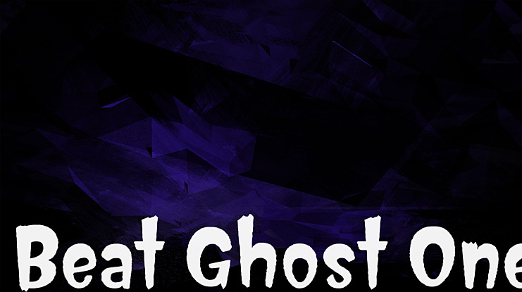 Beat Ghost One Font