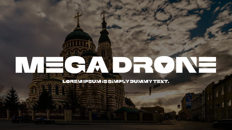 Mega Drone Font