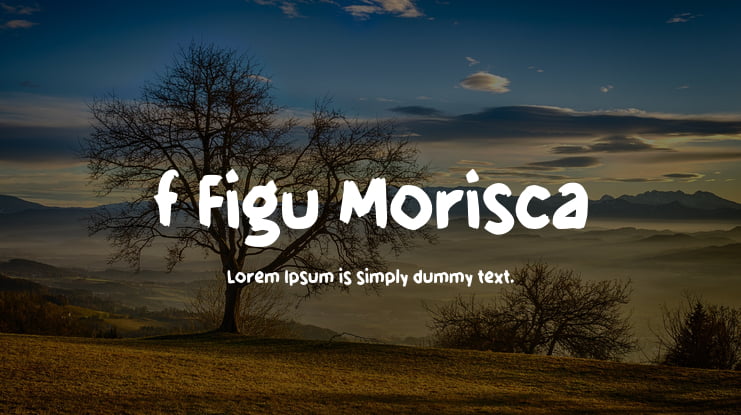f Figu Morisca Font