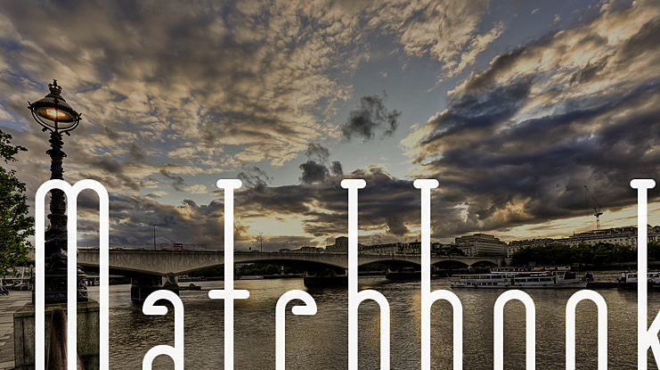 Matchbook Serif Font