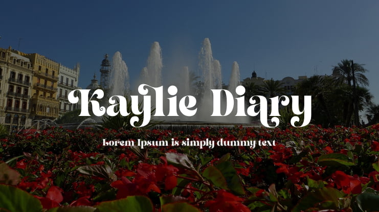 Kaylie Diary Font