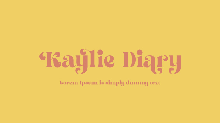 Kaylie Diary Font