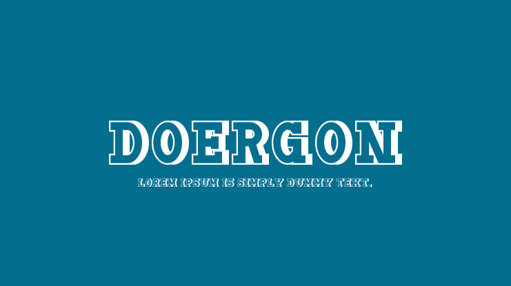 Doergon Font Family