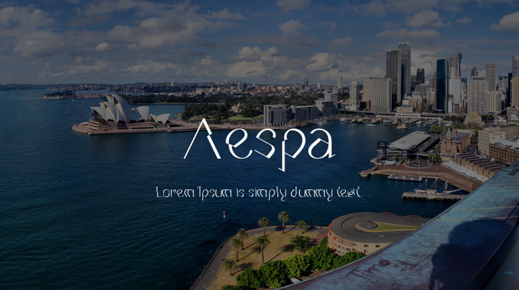 Aespa Font Family