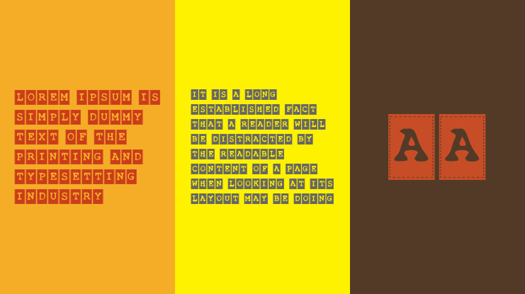 Old Film Letters Font