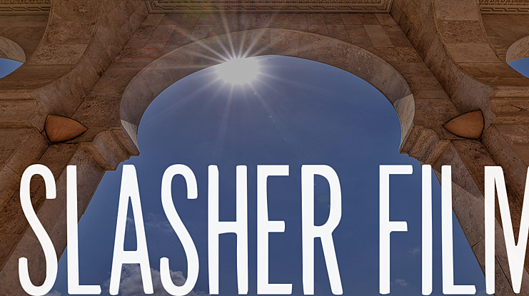 Slasher Film Font Family