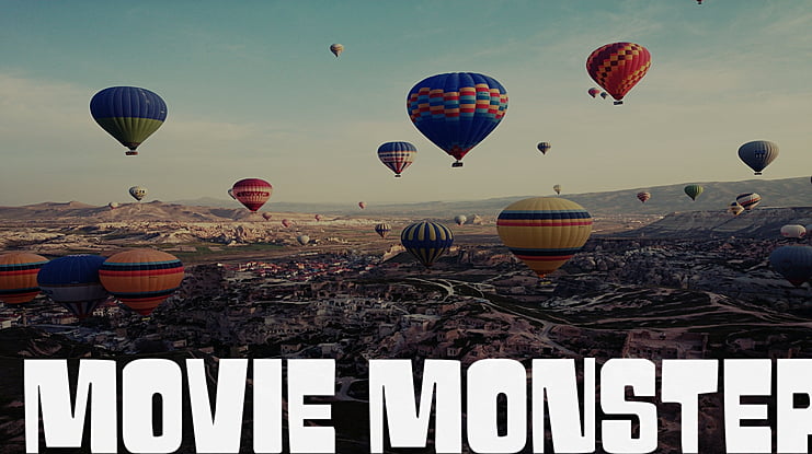 Movie Monster Font Family