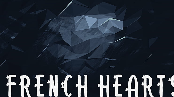 French Hearts Font