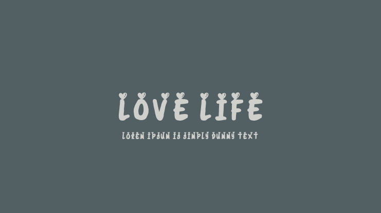 Love Life Font