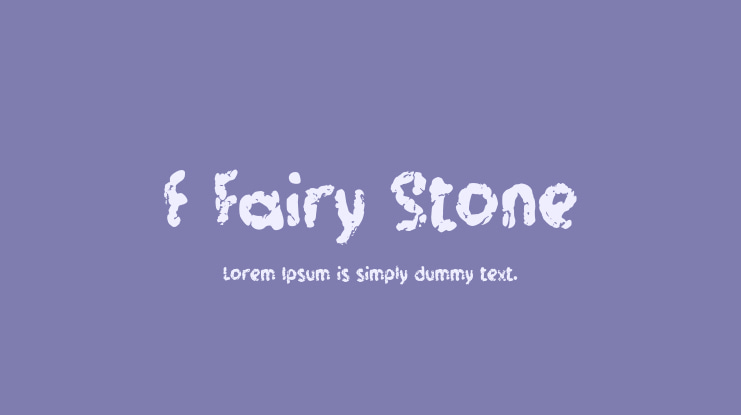 f Fairy Stone Font