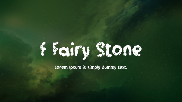 f Fairy Stone Font