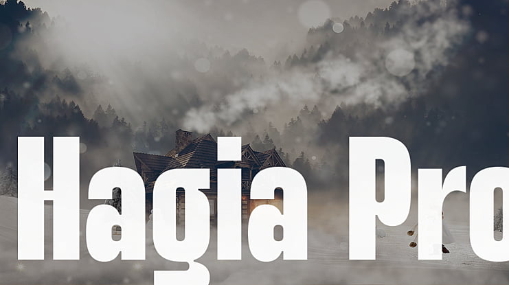 Hagia Pro Font