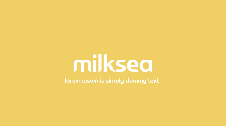 Milksea Font