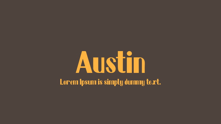 Austin Font