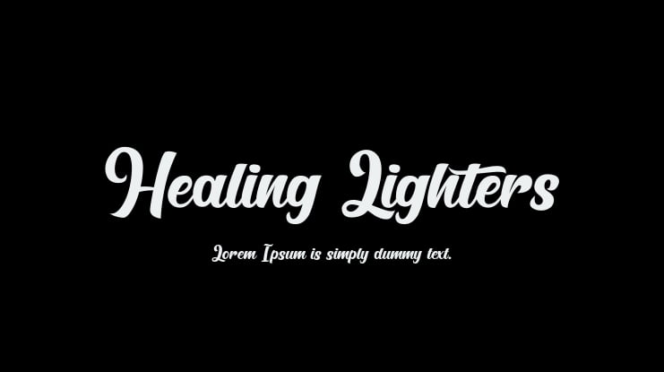 Healing Lighters Font Family