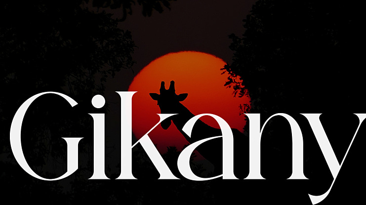 Gikany Font