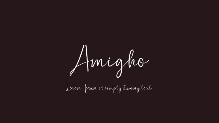 Amigho Font